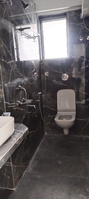 Bathroom in 2 BHK Apartment at Lower Parel – for Rent