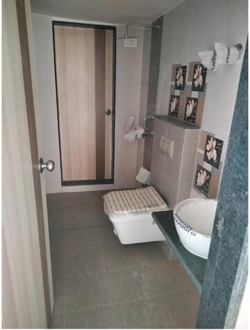 Attached Bathroom in 3 BHK Apartment at Jangid Galaxy, Ghodbunder Road – for Rent