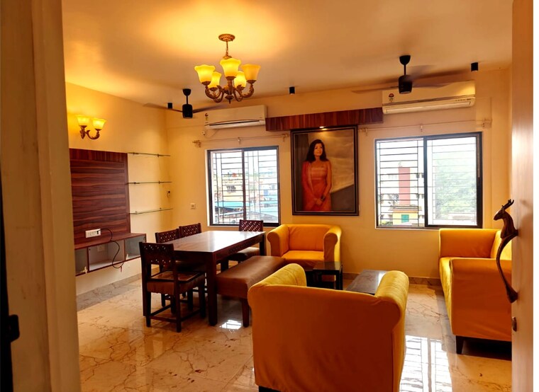 Living Room, new town 2 Bedroom 990 Sq.Ft. Apartment In New Town Kolkata 9265369