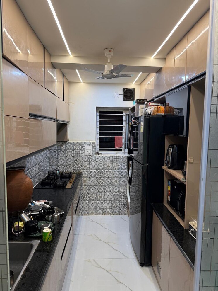 Kitchen, manikonda 3 Bedroom 1385 Sq.Ft. Apartment In Manikonda Hyderabad 9265385