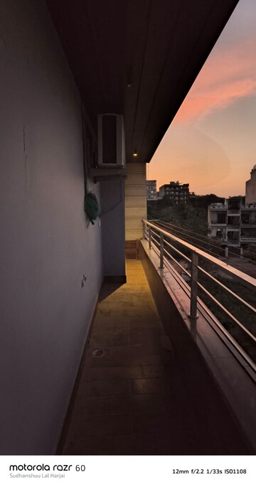 Balcony in 4 BHK Builder Floor at Green Fields Colony – for Rent