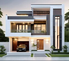 4 BHK + Pooja Room,Servant Room,Study Room,Extra Room Villa For Sale in Sachin 3bhk Duplex Villa 