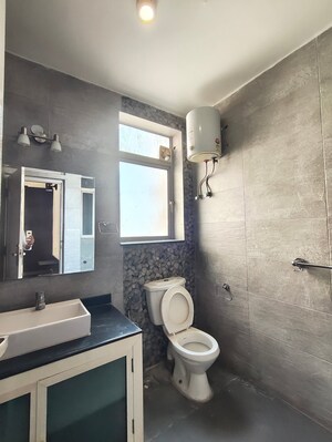 Bathroom in 3.5 BHK Apartment at Sector 48 – for Rent