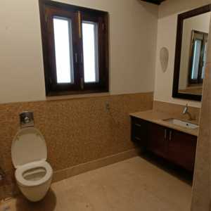 Bathroom in 5 BHK Builder Floor at Panchsheel Park – for Rent