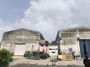  Warehouse – Exterior View View at Industrial Area - for Rent