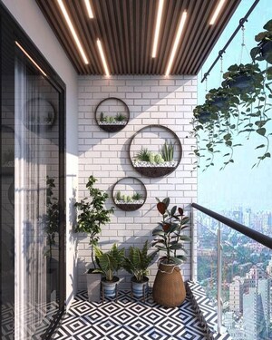 Balcony in 3 BHK Villa at Anekal – for Sale