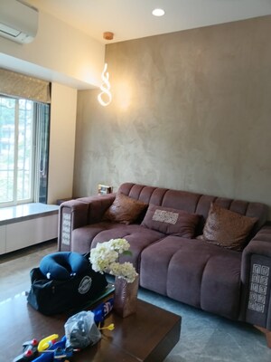 Living Room in 2 BHK Apartment at Brookhill Tower, Andheri West – for Rent