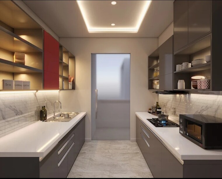 Kitchen, m3m-crown 4 Bedroom 2270 Sq.Ft. Apartment In Sector 111 Gurgaon 9265890