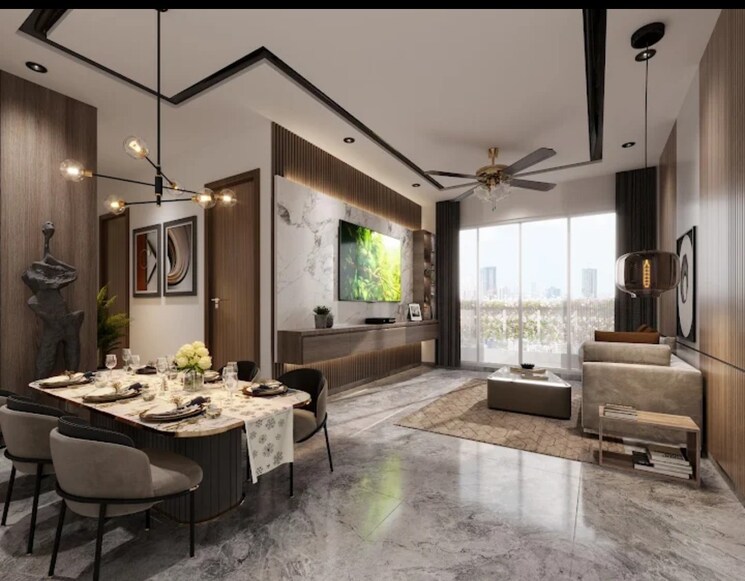 Living Room, m3m-crown 4 Bedroom 2670 Sq.Ft. Apartment In Sector 111 Gurgaon 9265907