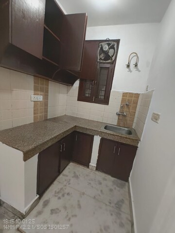 Kitchen in 1 BHK Builder Floor at Saket – for Rent