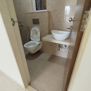 Bathroom in 1 BHK Apartment at BP DPS Park View, Goregaon West – for Rent