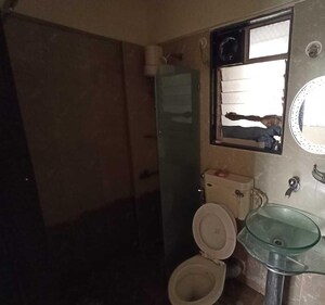 Bathroom in 1 BHK Apartment at Bhoomi Hills, Kandivali East – for Rent