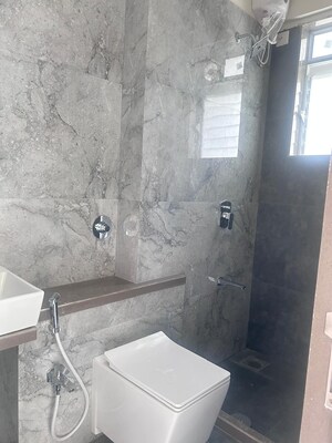 Bathroom in 3 BHK Apartment at Harshmaan Crescent Heights, Borivali West – for Sale
