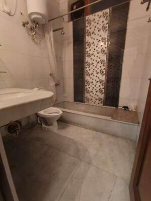 Bathroom in 3 BHK Builder Floor at Greater Kailash ii – for Rent