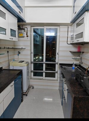 Kitchen in 1 BHK Apartment at Gurukrupa Marina Enclave, Malad West – for Rent