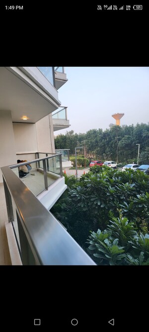 Balcony in 3.5 BHK Apartment at DLF The Crest, Sector 54 – for Rent
