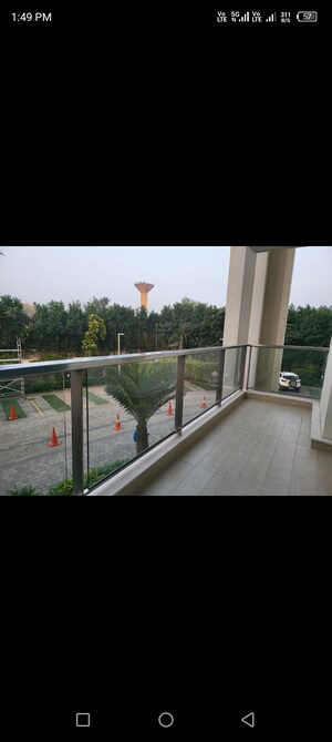 Balcony in 3.5 BHK Apartment at DLF The Crest, Sector 54 – for Rent