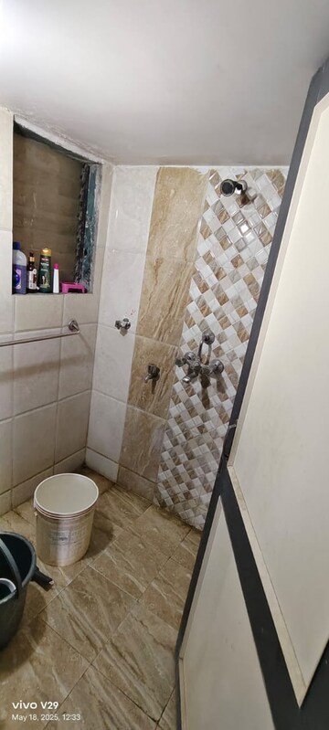 Bathroom in 2 BHK Apartment at Jai Madhuban CHS, Kalyan West – for Rent