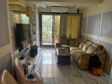 Living Room in 2 BHK Apartment at Jai Madhuban CHS, Kalyan West – for Rent