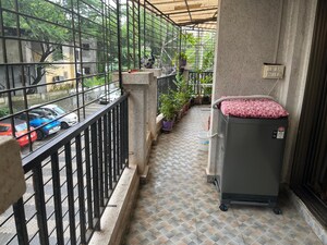 Balcony in 2 BHK Apartment at Jai Madhuban CHS, Kalyan West – for Rent