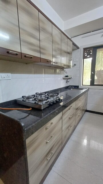 Kitchen in 1 BHK Apartment at Harshail Falcon, Malad West – for Rent