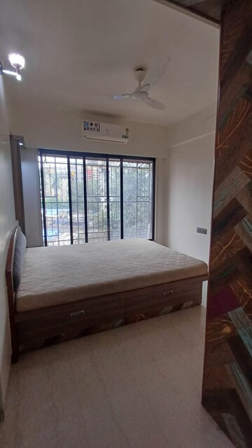 Bedroom in 1 BHK Apartment at Harshail Falcon, Malad West – for Rent