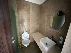 Bathroom in 3 BHK Apartment at Ashoka Madhuban CHS, Malad East – for Rent