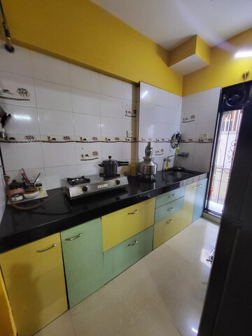 Kitchen in 1 BHK Apartment at Goregaon West View CHS, Goregaon West – for Sale