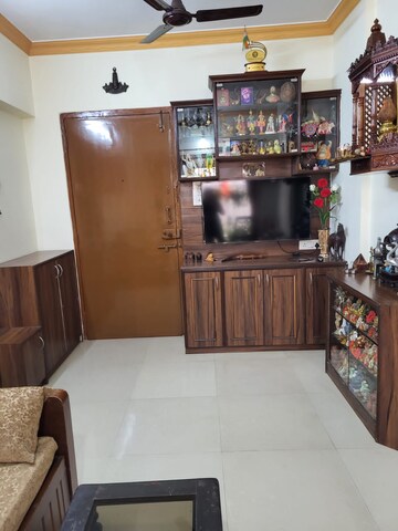 Living Room in 1 BHK Apartment at Goregaon West View CHS, Goregaon West – for Sale