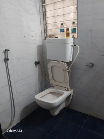 Bathroom in 2.5 BHK Apartment at Harshail Flamingo Apartments, Malad West – for Rent