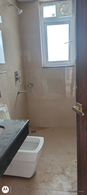 Bathroom in 3 BHK Apartment at Rishita Manhattan, Gomti Nagar – for Rent