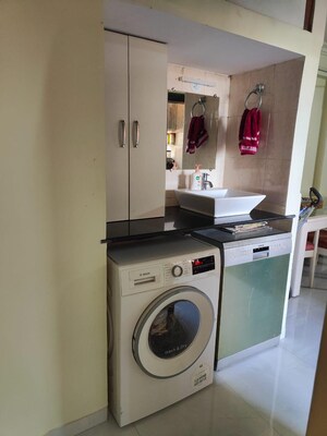 Kitchen in 1 BHK Apartment at Gundecha Valley of Flowers, Kandivali East – for Rent