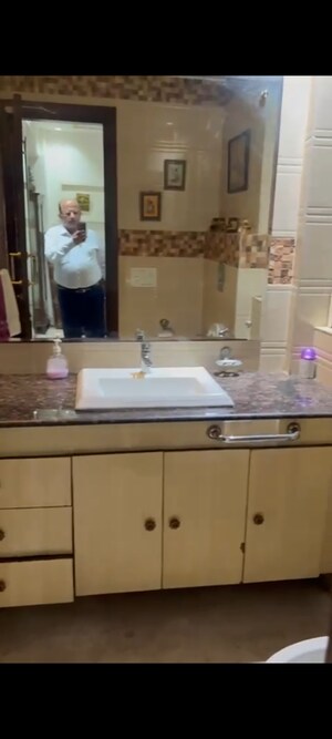 Kitchen in 2 BHK Builder Floor at Greater Kailash – for Rent