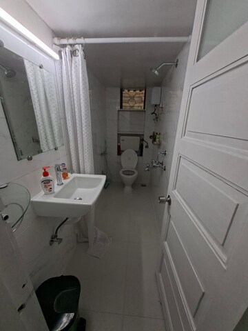Bathroom in 1 BHK Apartment at Bandra West – for Rent