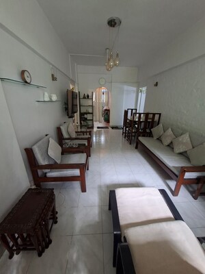 Living Room in 1 BHK Apartment at Bandra West – for Rent