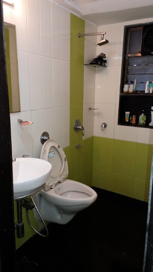 Bathroom in 1 BHK Apartment at Bandra West – for Rent