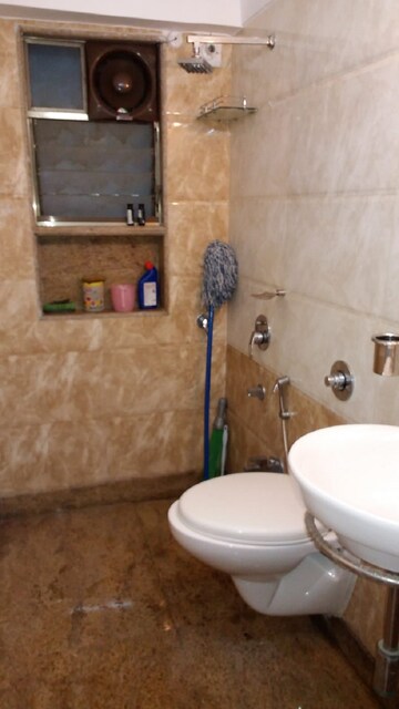Bathroom in 1 BHK Apartment at Bandra West – for Rent