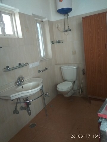 Bathroom in 3 BHK Builder Floor at Green Park Extension – for Rent