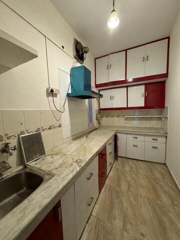 Kitchen in 3 BHK Builder Floor at Panchsheel Enclave – for Rent