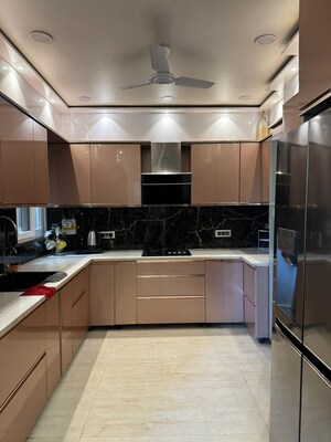 Kitchen in 3 BHK Builder Floor at Greater Kailash I – for Rent