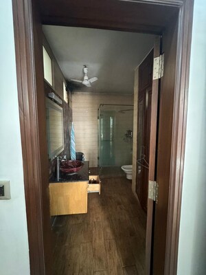 Bathroom in 3 BHK Builder Floor at Greater Kailash I – for Rent
