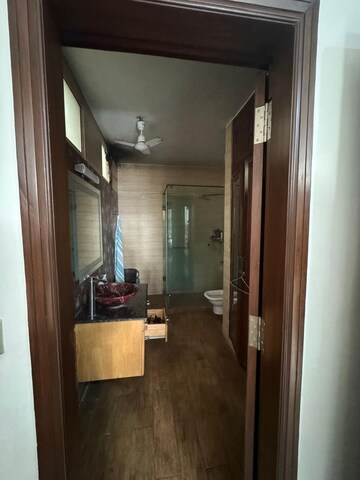 Bathroom in 3 BHK Builder Floor at Greater Kailash I – for Rent