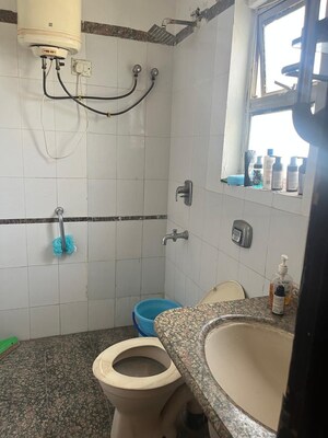 Bathroom in 3 BHK Apartment at Ganpati Apartments Gurgaon, Sector 56 – for Rent