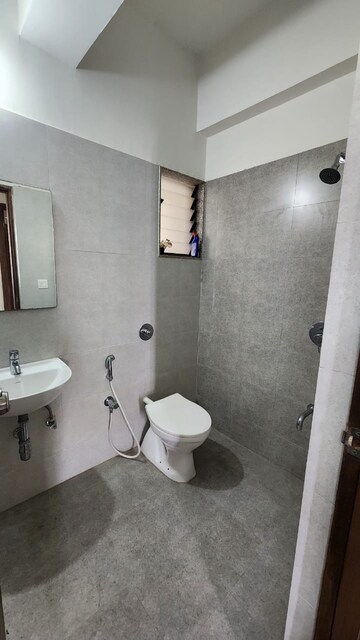 Bathroom in 3 BHK Apartment at Vishwanath Maher Homes 4, Shela – for Rent