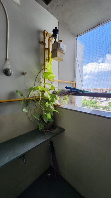 Balcony in 3 BHK Apartment at Vishwanath Maher Homes 4, Shela – for Rent