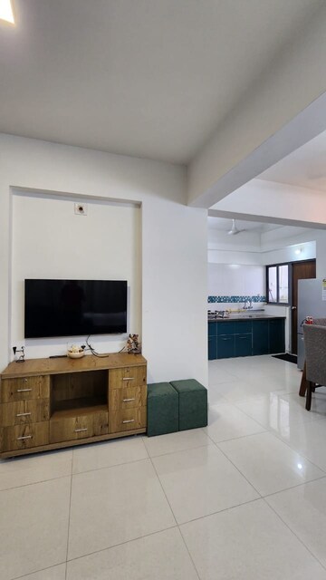 Living Room in 3 BHK Apartment at Vishwanath Maher Homes 4, Shela – for Rent