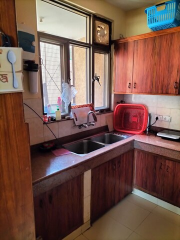 Kitchen in 3 BHK Apartment at Dwarka – for Rent