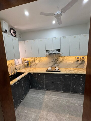 Kitchen in 3 BHK Builder Floor at Chittaranjan Park – for Sale