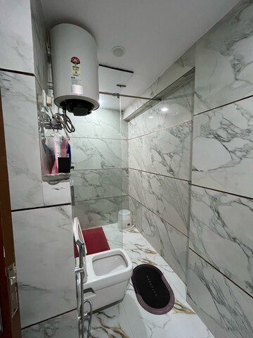 Bathroom in 2 BHK Apartment at Shipra Suncity, Vaibhav Khand – for Sale