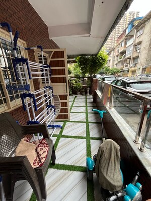 Balcony in 2 BHK Apartment at Shipra Suncity, Vaibhav Khand – for Sale